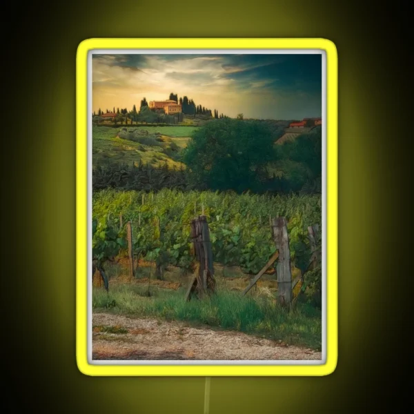 Tuscany Winery RGB Neon Sign