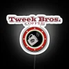 Tweaked neon coffee sign in vibrant colors