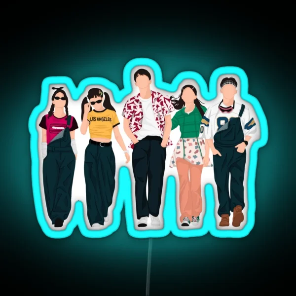 Twenty Five Twenty One Kdrama RGB Neon Sign