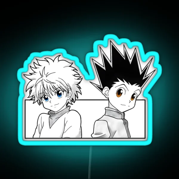 Two Best Friends RGB Neon Sign