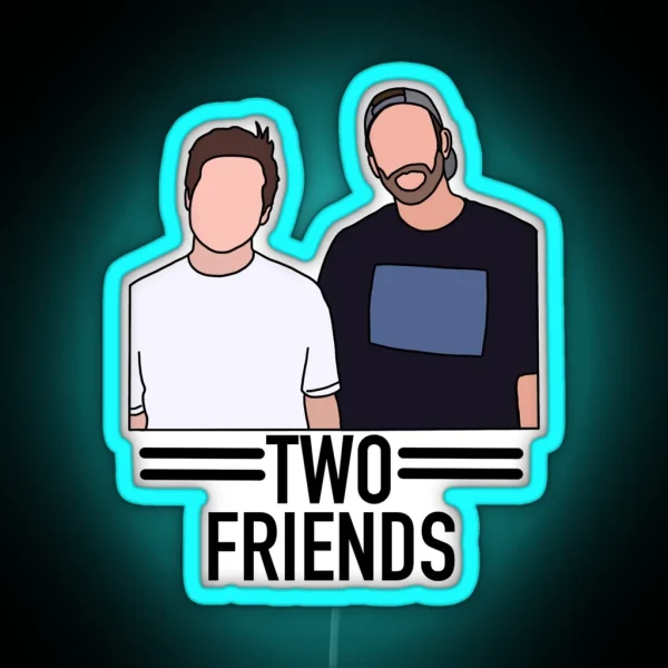 Two Friends RGB Neon Sign