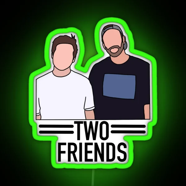Two Friends RGB Neon Sign
