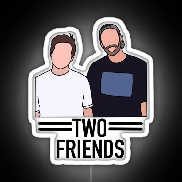 Two Friends RGB Neon Sign