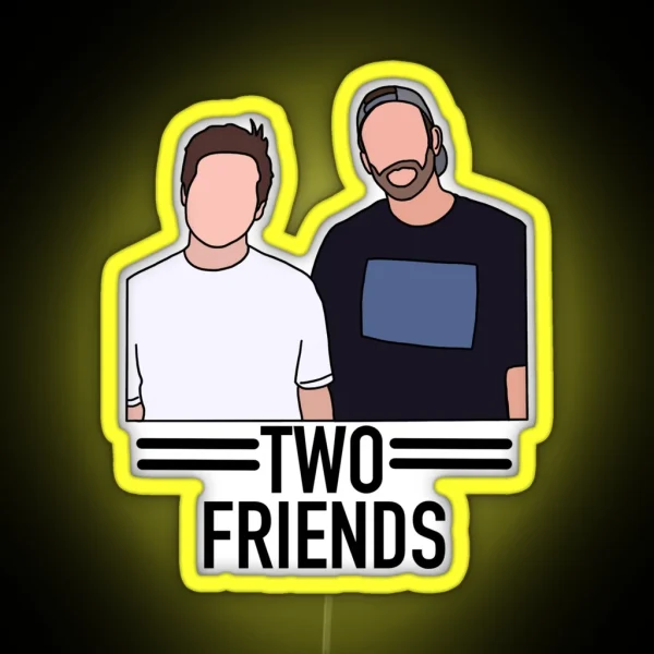 Two Friends RGB Neon Sign