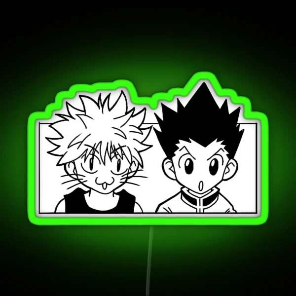 Two Funny Best Friends RGB Neon Sign