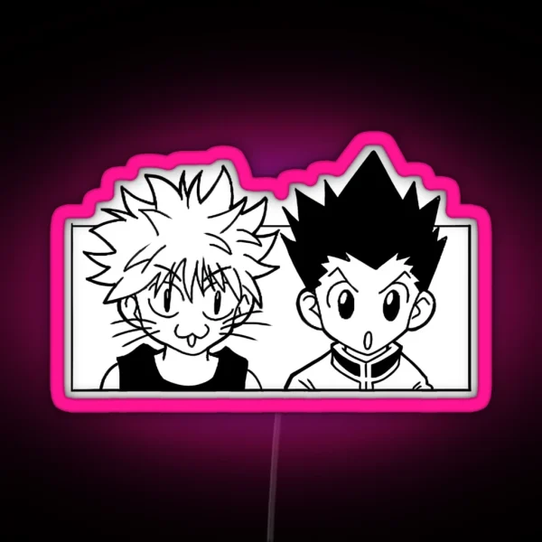 Two Funny Best Friends RGB Neon Sign