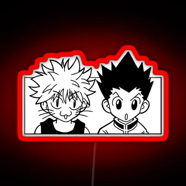 Two Funny Best Friends RGB Neon Sign
