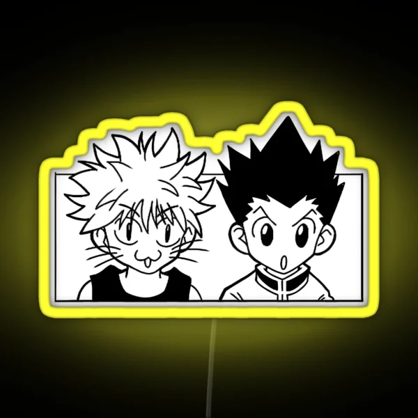 Two Funny Best Friends RGB Neon Sign