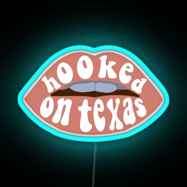 Tx Lips RGB Neon Sign