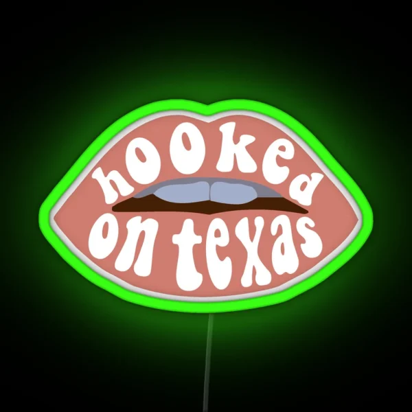 Tx Lips RGB Neon Sign