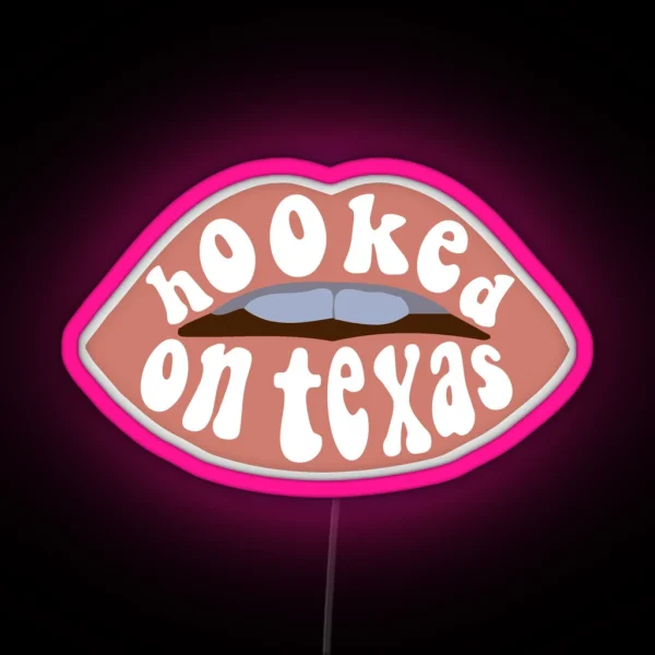 Tx Lips RGB Neon Sign