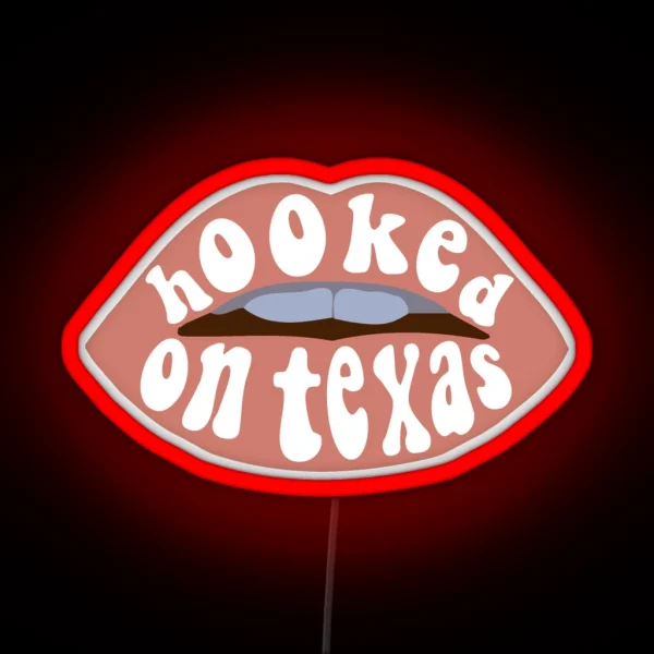 Tx Lips RGB Neon Sign