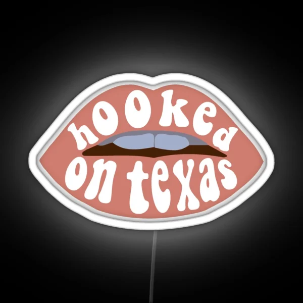 Tx Lips RGB Neon Sign