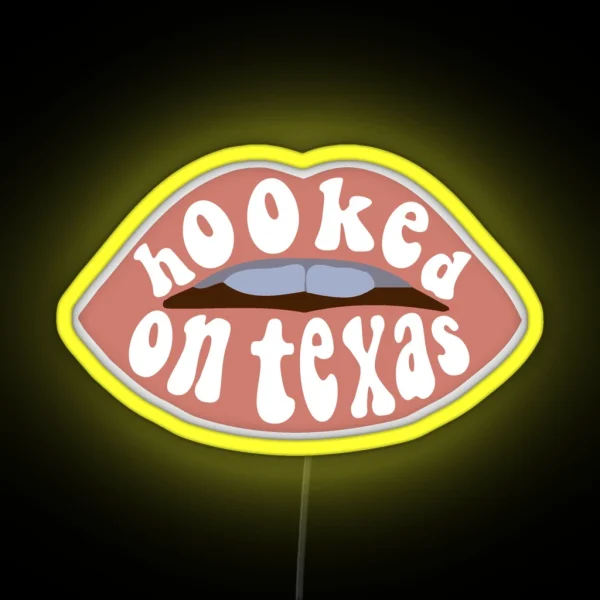 Tx Lips RGB Neon Sign
