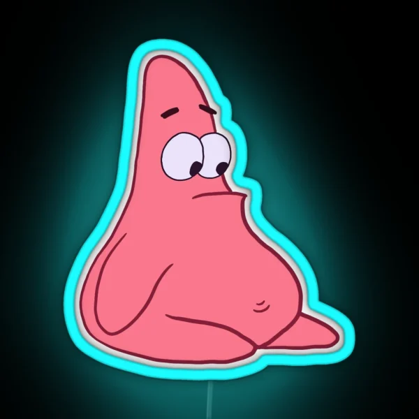 Typical Patrick Star RGB Neon Sign