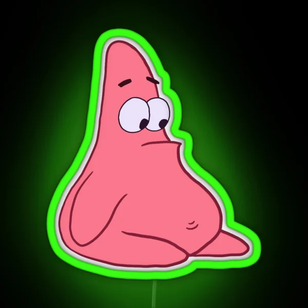 Typical Patrick Star RGB Neon Sign