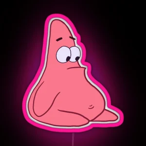Typical Patrick Star RGB Neon Sign