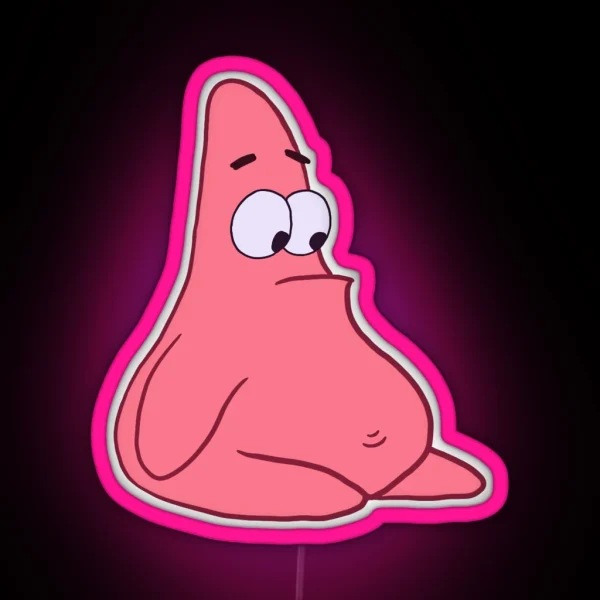 Typical Patrick Star RGB Neon Sign