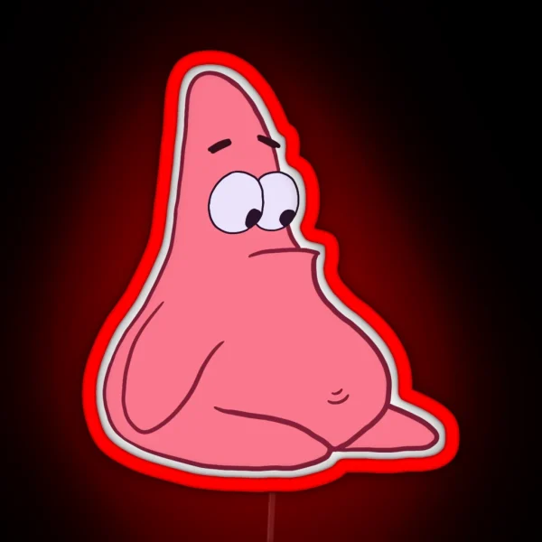 Typical Patrick Star RGB Neon Sign
