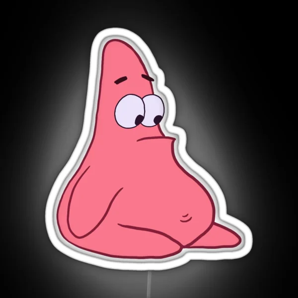 Typical Patrick Star RGB Neon Sign