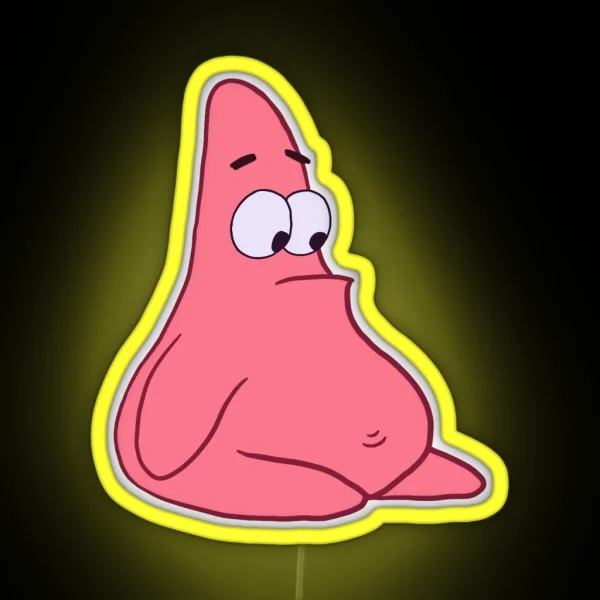 Typical Patrick Star RGB Neon Sign