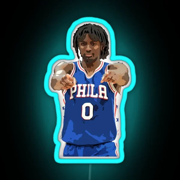 Tyrese Maxey RGB Neon Sign