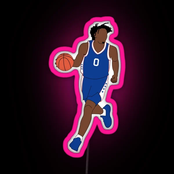 Tyrese Maxey RGB Neon Sign