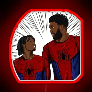 Tyrese Maxey Spider Funny RGB Neon Sign