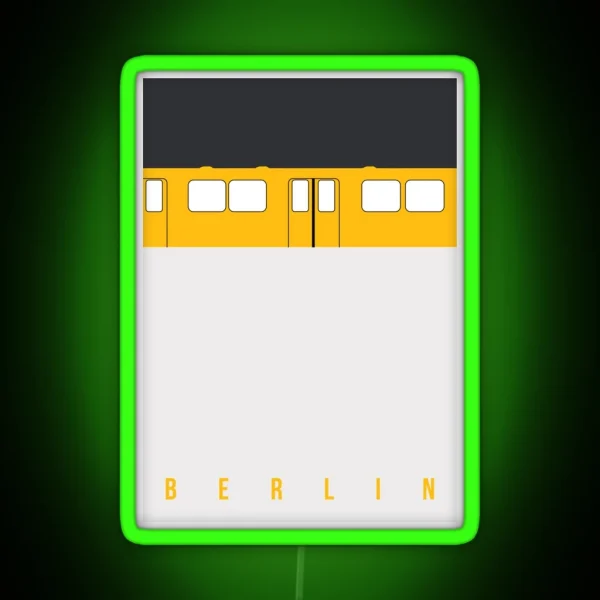 U Bahn Berlin Berlin Metro RGB Neon Sign