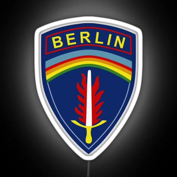 U S Army Berlin USAB Berlin Brigade Historical RGB Neon Sign