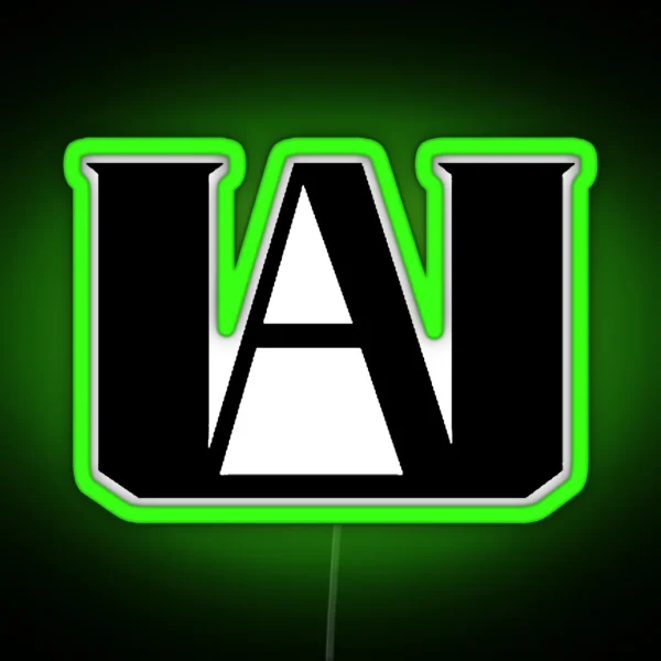 UA Hero Academy My Hero Academy RGB Neon Sign