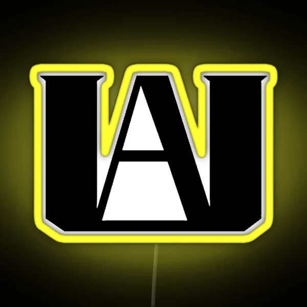 UA Hero Academy My Hero Academy RGB Neon Sign