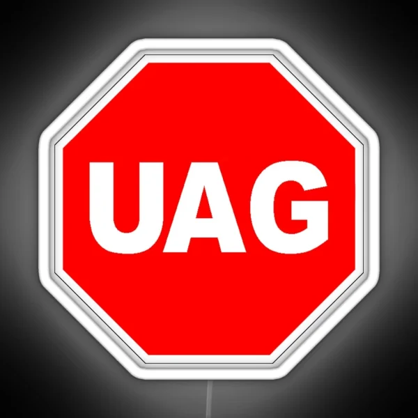 UAG Stop Sign RGB Neon Sign