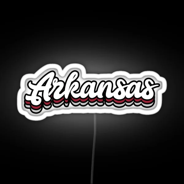 UARK Arkansas RGB Neon Sign