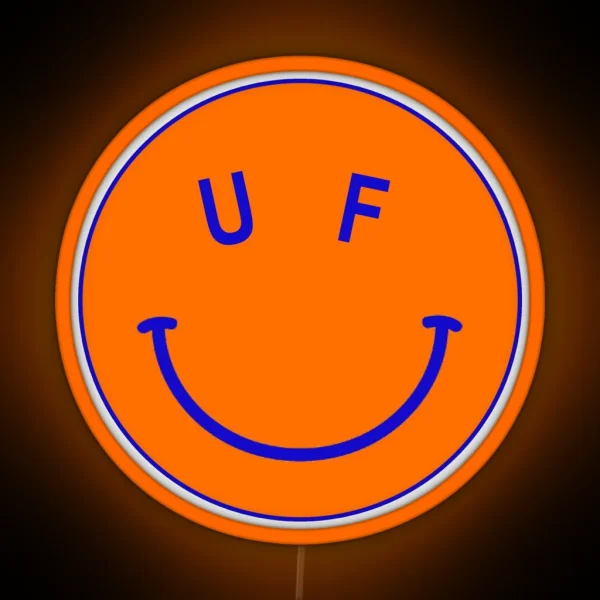 UF Happy RGB Neon Sign
