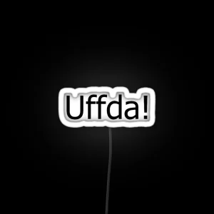 Uffda RGB Neon Sign