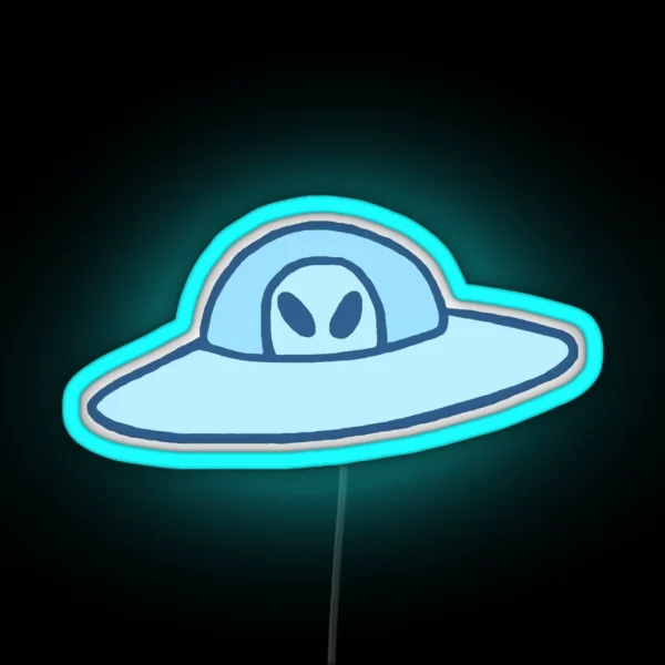 UFO RGB Neon Sign