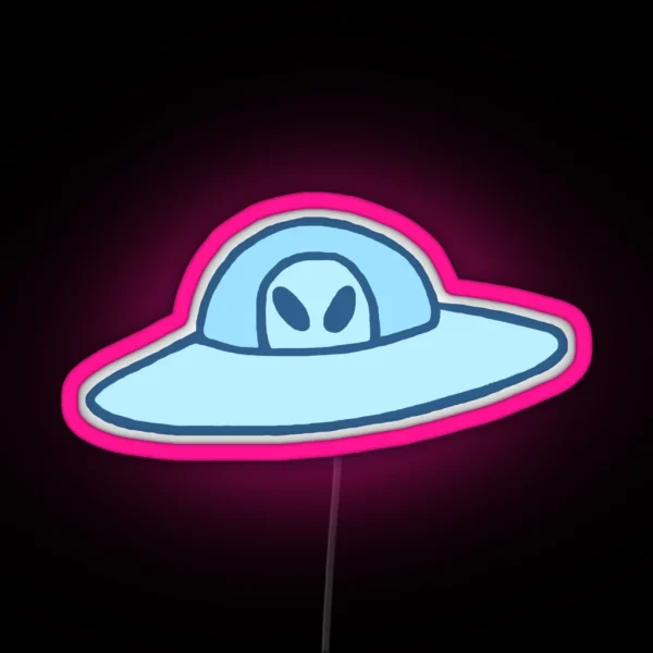 UFO RGB Neon Sign