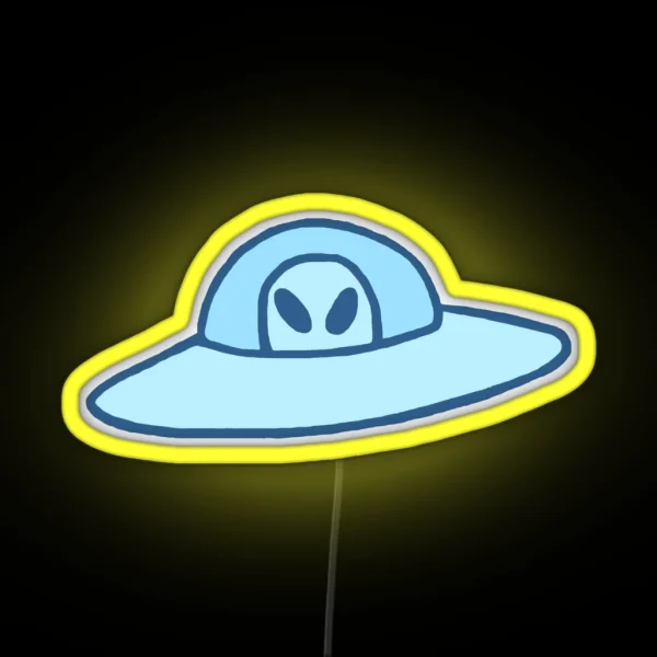 UFO RGB Neon Sign