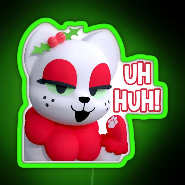 UH HUH RGB Neon Sign