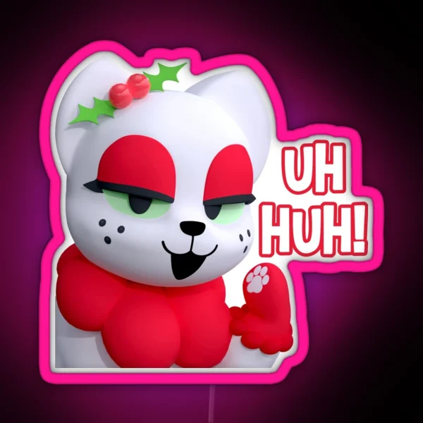 UH HUH RGB Neon Sign