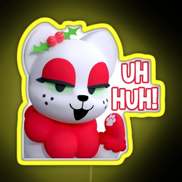 UH HUH RGB Neon Sign