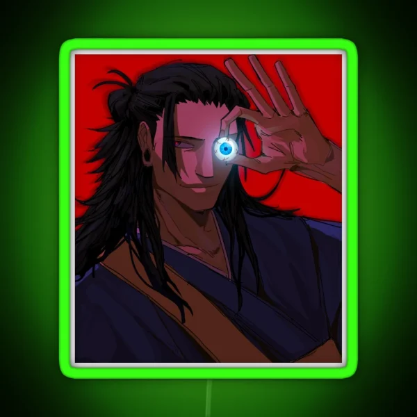 Uhhh Geto And Eyeball RGB Neon Sign
