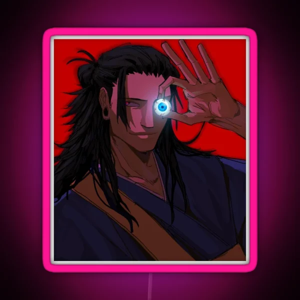 Uhhh Geto And Eyeball RGB Neon Sign