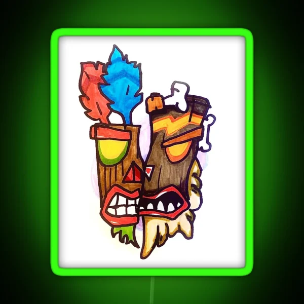Uka Aku RGB Neon Sign