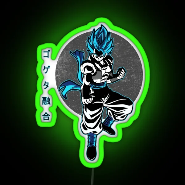 Ultimate Fusion Gogeta Classic Design RGB Neon Sign