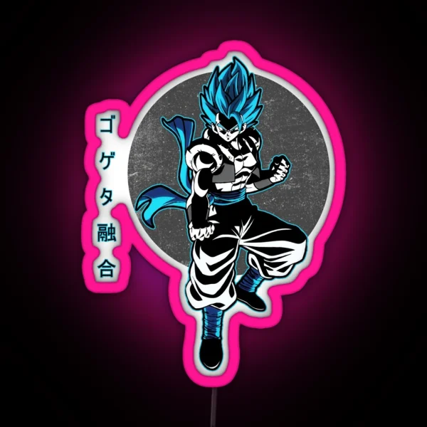 Ultimate Fusion Gogeta Classic Design RGB Neon Sign