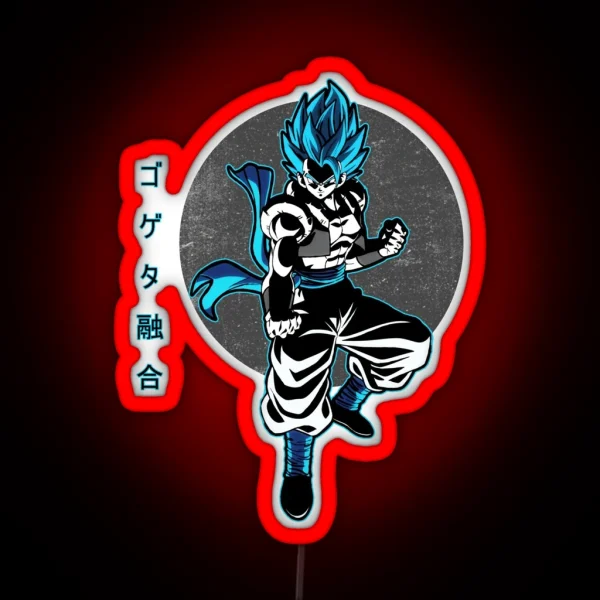 Ultimate Fusion Gogeta Classic Design RGB Neon Sign