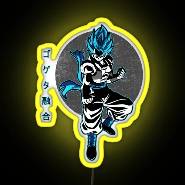Ultimate Fusion Gogeta Classic Design RGB Neon Sign