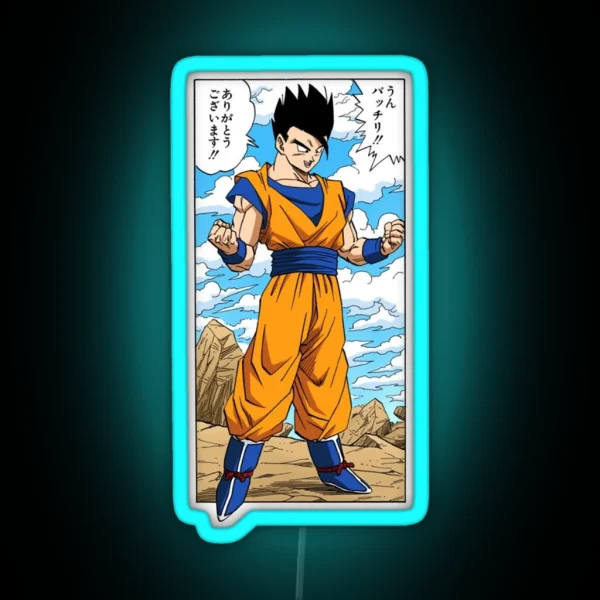 Ultimate Gohan Manga RGB Neon Sign